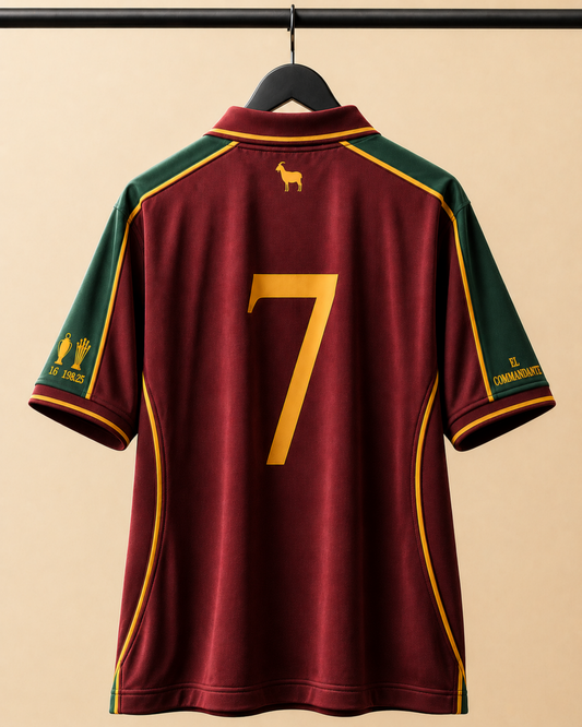 Portugal Vintage Legacy Oversized Polo T-Shirt | Fan Arena [ Pre-order]