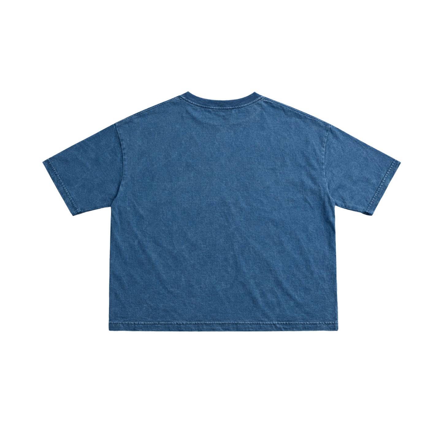 Messi Blaugrana Oversized Tee – Blue Denim Wash (Boxy Fit)