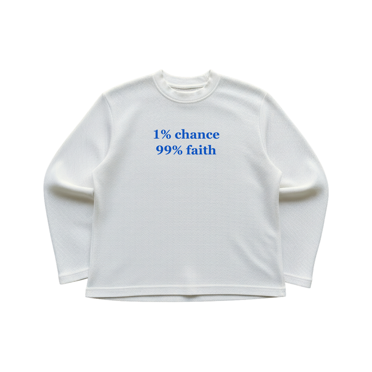 Neymar: 1% Chance 99% Faith Waffle Tee