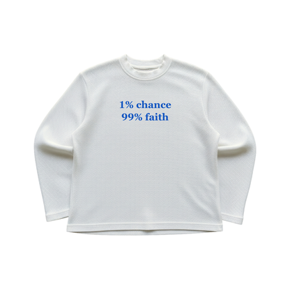 Neymar: 1% Chance 99% Faith Waffle Tee