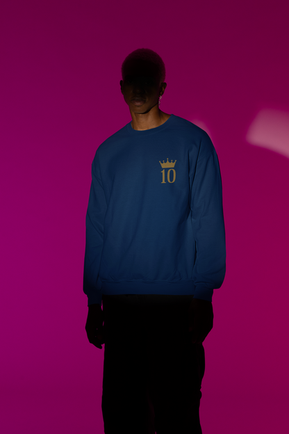 Crowned 10 – Messi | Premium 400 GSM Oversized Edition