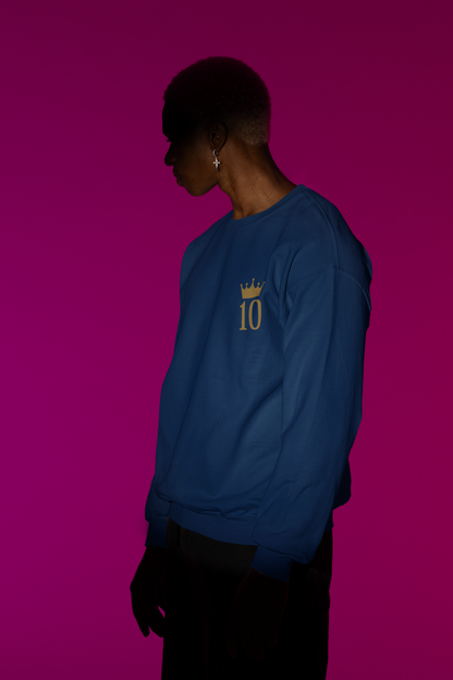 Crowned 10 – Messi | Premium 400 GSM Oversized Edition