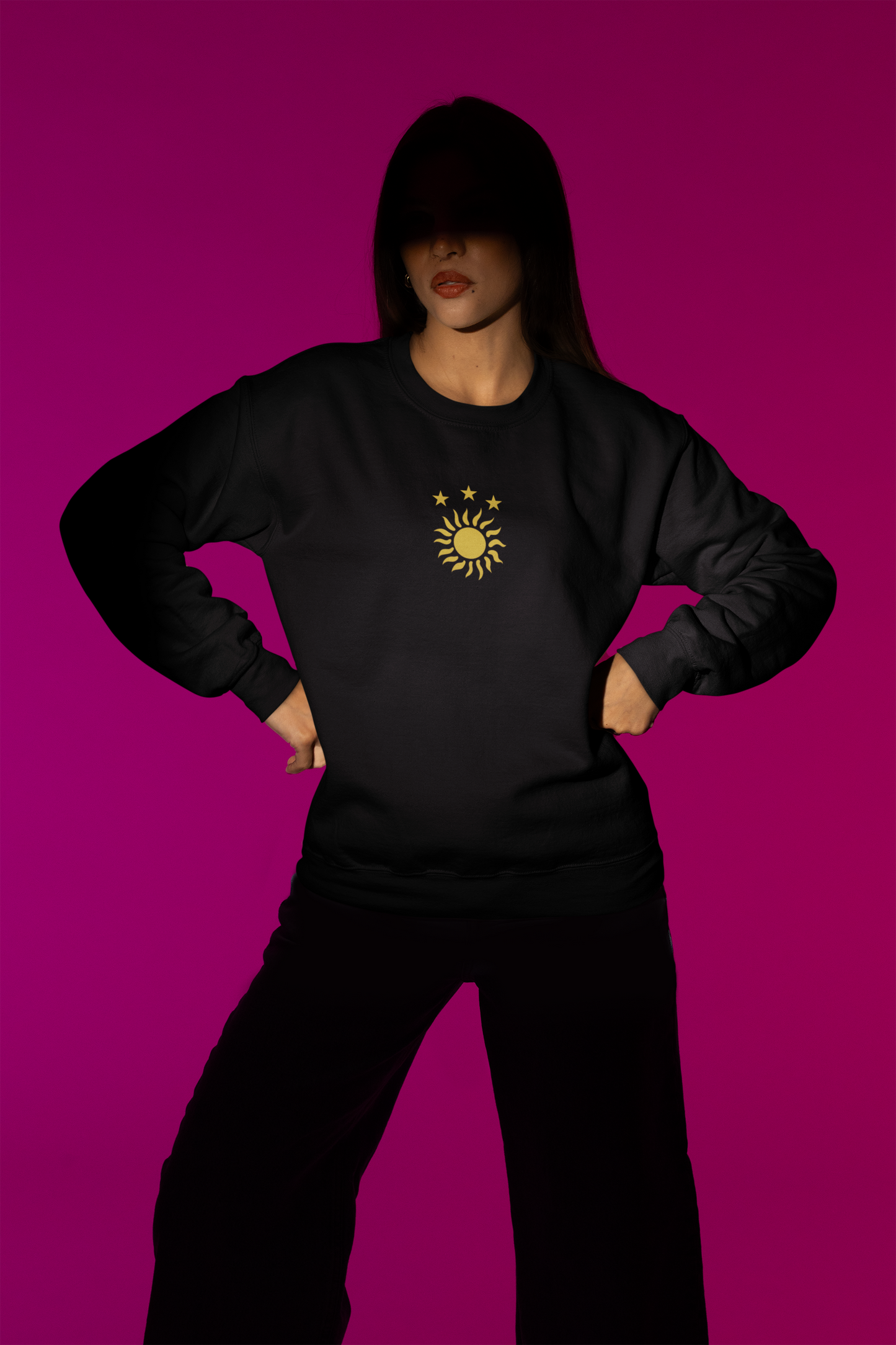 Argentina 3-Star Oversized Sweatshirt – Premium Embroidered | Champions of the World